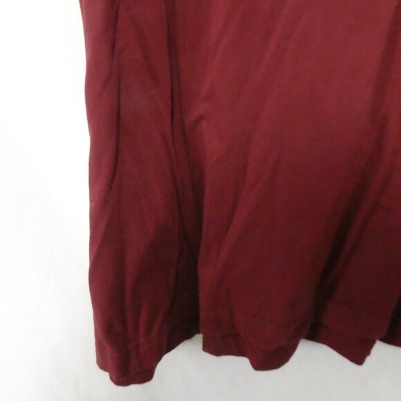 BACK COUNTRY CLOTHING CO. | 2XT | Classic Burgundy Short Sleeve Cotton T-Shirt - Picture 11 of 12